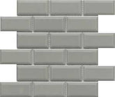 Emser Tile Reward Series F27REWADO1112MBV Porcelain Mosaic Tile, 12 in L Tile, 11 in W Tile, Pressed Edge, Bevel Pattern